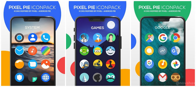 Pixel pie icon pack 